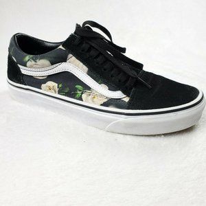 Vans Old Skool Romantic Floral Black Tr White  Skate Shoes Men's 6.5 VN0A38G1VRK